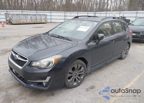 2016 Subaru Impreza 2.0I Sport Premium из США, поврежденный, VIN JF1GPAP64G9210090